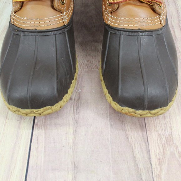 LL BEAN 8" Gore-Tex Thinsulate Insulated Duck Bean Boots Size M 6 / L 8 Wide - Picture 5 of 10